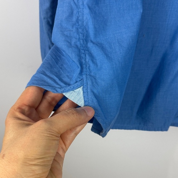 Scotch & Soda 100% Cotton Men's Blue Casual Button-Down Shirt Size XL - Picture 11 of 14